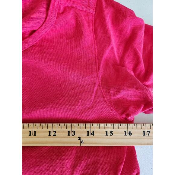 American Giant cotton Maxi t shirt dress sz M side slits USA made beach boho - Picture 7 of 7